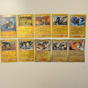 Pokemon Trading Card Reverse Holo Rare Electric Type Pokemon Bundle excellent